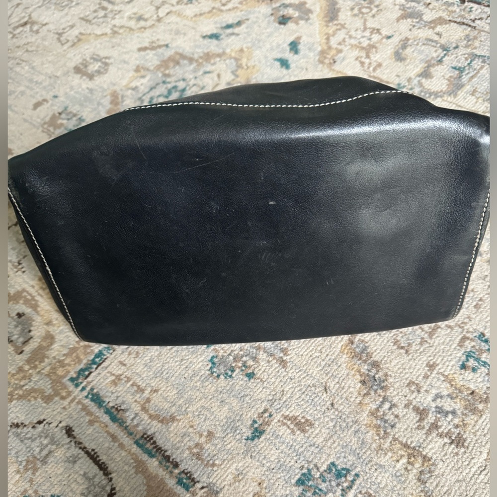 Coach Black Leather Satchel Bag Classic style - Picture 15 of 16